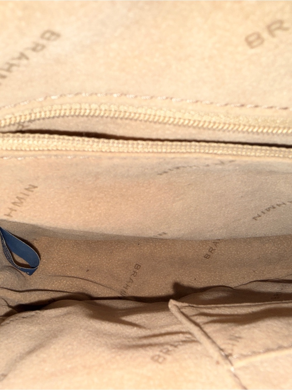 Brahmin White Croc-Embossed Top-Handle Crossbody Bag - Picture 6 of 7